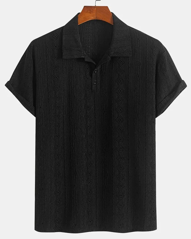 Men's Breathable Hollow-out Lightweight Casual Top