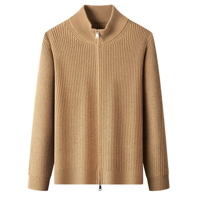 Mens Wool Knit Cardigan