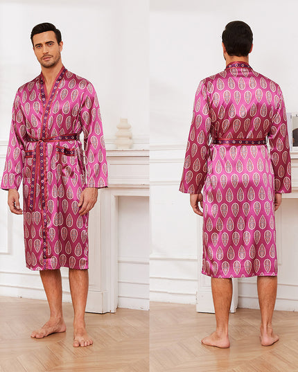 Fashion Personality New Men's Bathrobe Thin