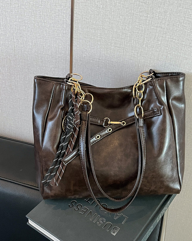 leather tote bag