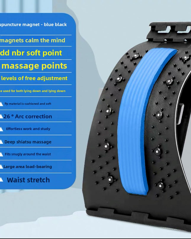 Lumbar Stretch Traction Massager with Magnetic Therapy