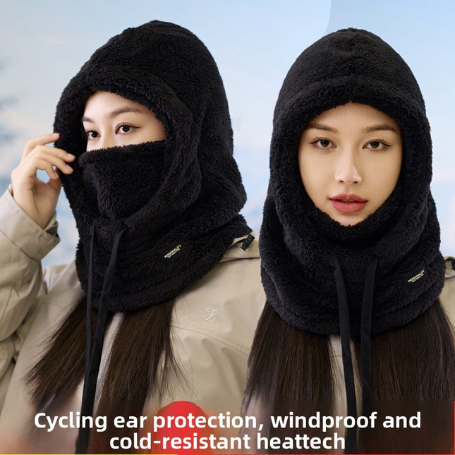 Windproof and cold-resistant hat for cycling