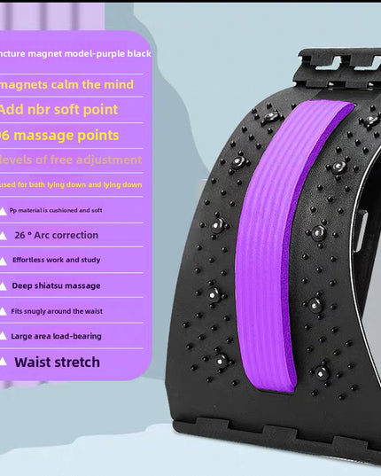 Lumbar Stretch Traction Massager with Magnetic Therapy