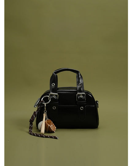 Retro Women's Handbag with Detachable Strap