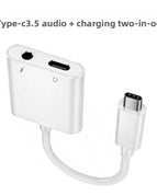 Type-C to Type-C + 3.5mm