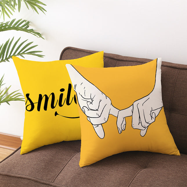 Home throw pillow cover