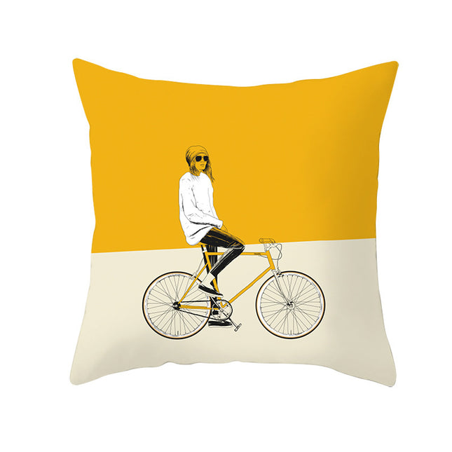 Home throw pillow cover
