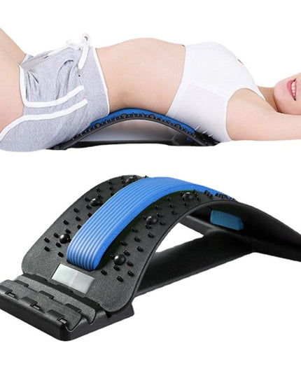 Lumbar Stretch Traction Massager with Magnetic Therapy