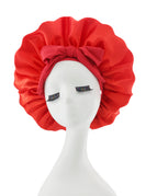 Bow ribbon-big red / M56-58cm