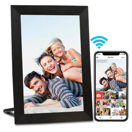 Frameo Digital Smart Cloud Photo Frame 10.1-inch Touchscreen WiFi Remote APP Electronic Photo Album