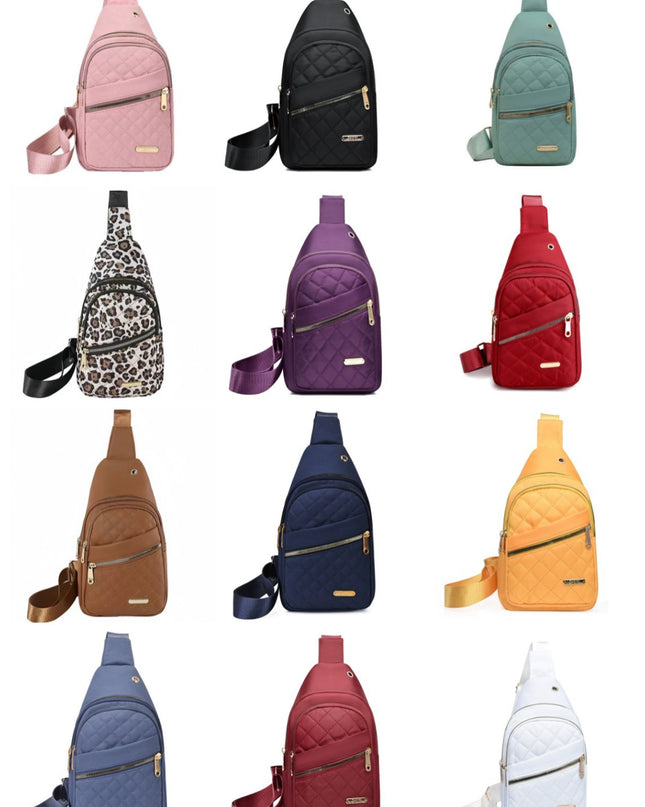 Diamond Quilted Crossbody Bag
