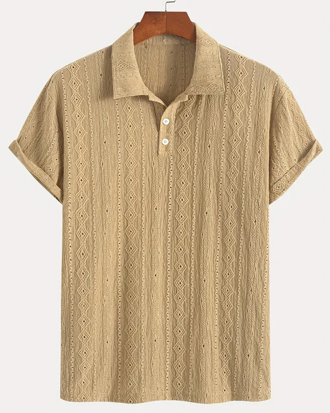 Men's Breathable Hollow-out Lightweight Casual Top