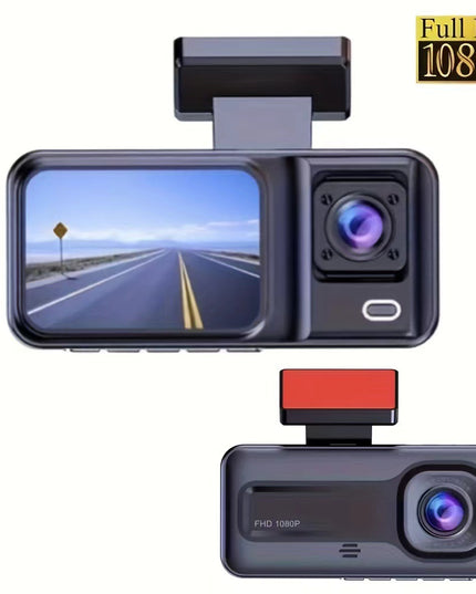 1080P HD Dual Lens Car DVR Camera with GPS