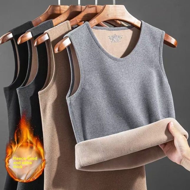 Men's Thermal Fleece Vest for Winter