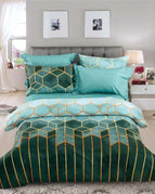 Rolney Green / 220x260cm 1pc 51x76cm 2pcs