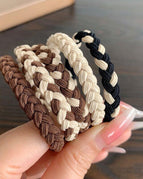 Milk coffee braids mixed color 5 pieces