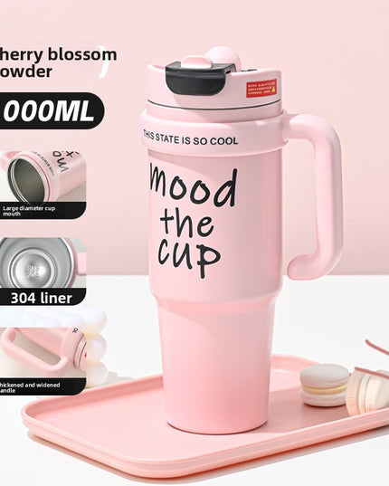 Straw Thermos Cup