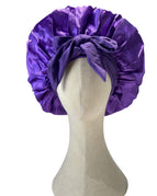 Bow ribbon-purple / M56-58cm