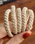 Milk coffee braid beige 1 piece