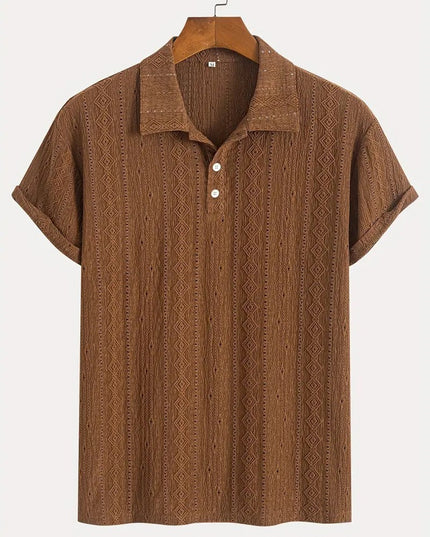 Men's Breathable Hollow-out Lightweight Casual Top