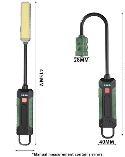 New Model 360 ° Bending Hose Barbecue Lamp Led Outdoor Emergency Lighting Car Repair Cob Work Light
