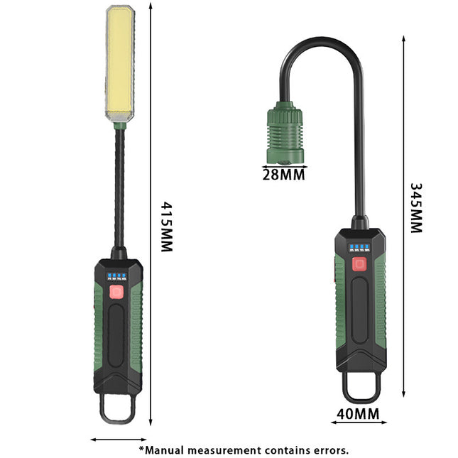 New Model 360 ° Bending Hose Barbecue Lamp Led Outdoor Emergency Lighting Car Repair Cob Work Light