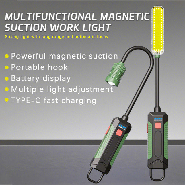 New Model 360 ° Bending Hose Barbecue Lamp Led Outdoor Emergency Lighting Car Repair Cob Work Light