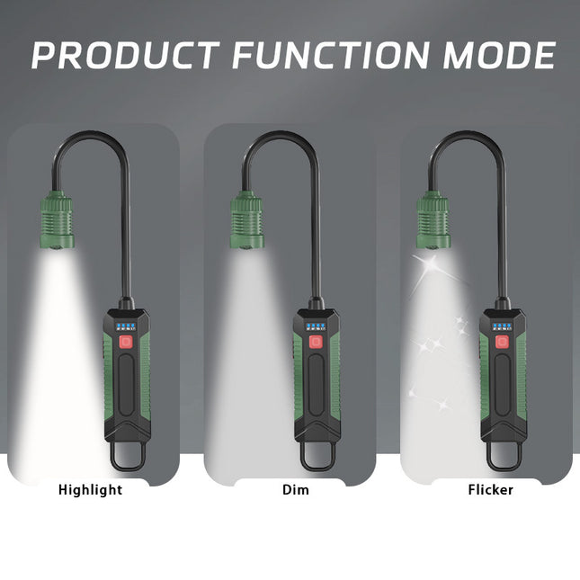 New Model 360 ° Bending Hose Barbecue Lamp Led Outdoor Emergency Lighting Car Repair Cob Work Light