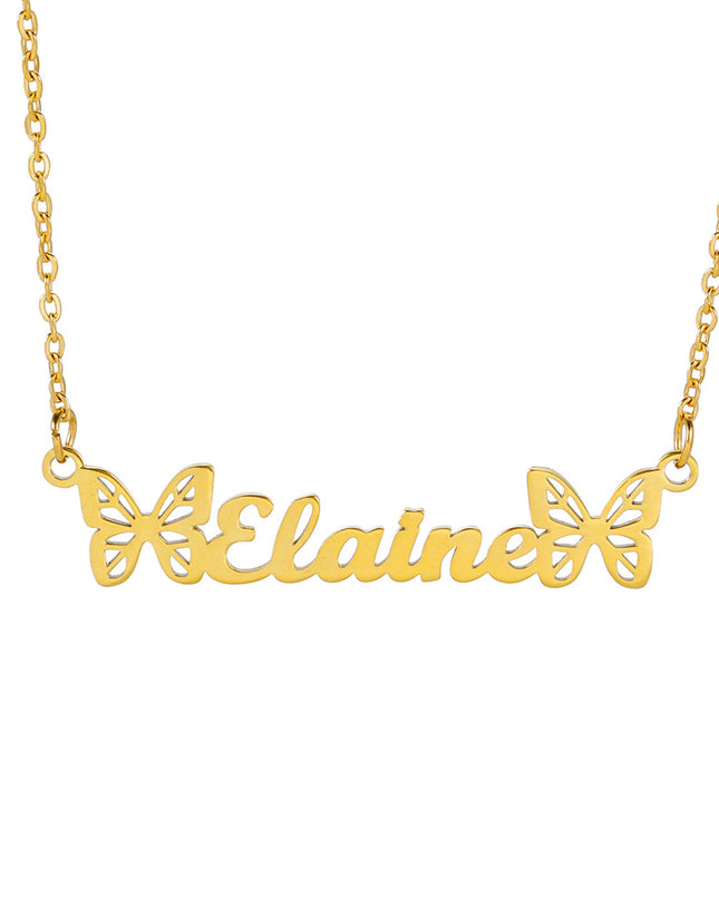DIY Custom Name Lettering Necklace Female 304 Stainless Steel Letter Pendant Boy Day Lover Gift For Girlfriend
