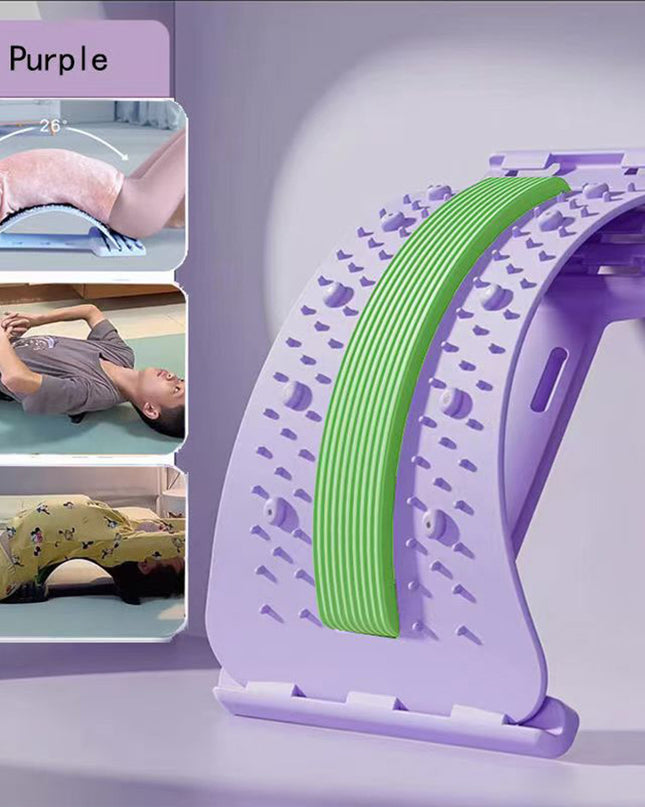 Lumbar Stretch Traction Massager with Magnetic Therapy