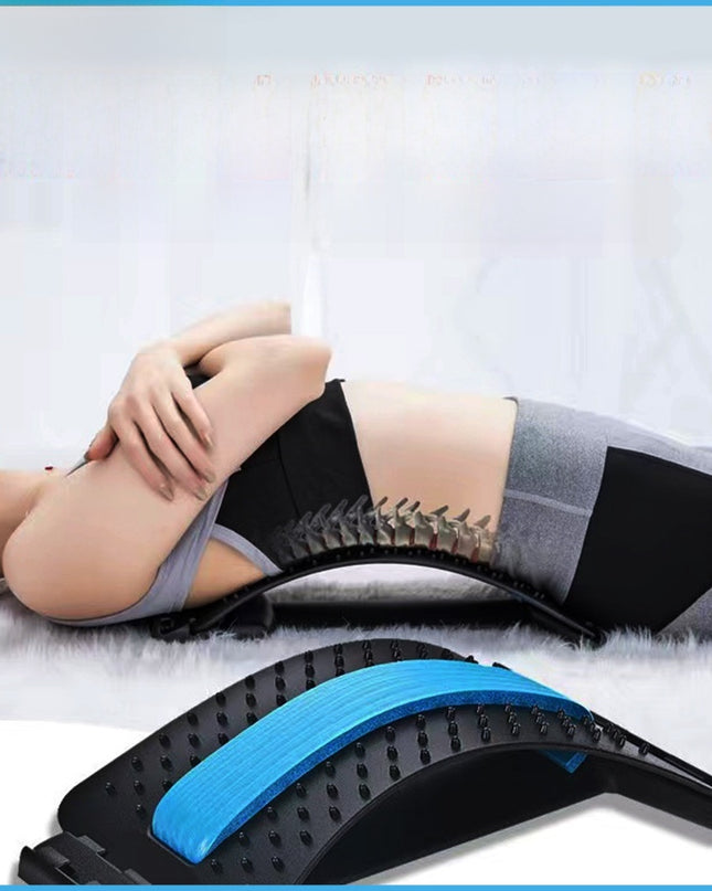 Lumbar Stretch Traction Massager with Magnetic Therapy