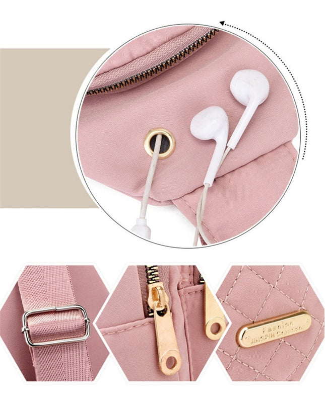 Diamond Quilted Crossbody Bag