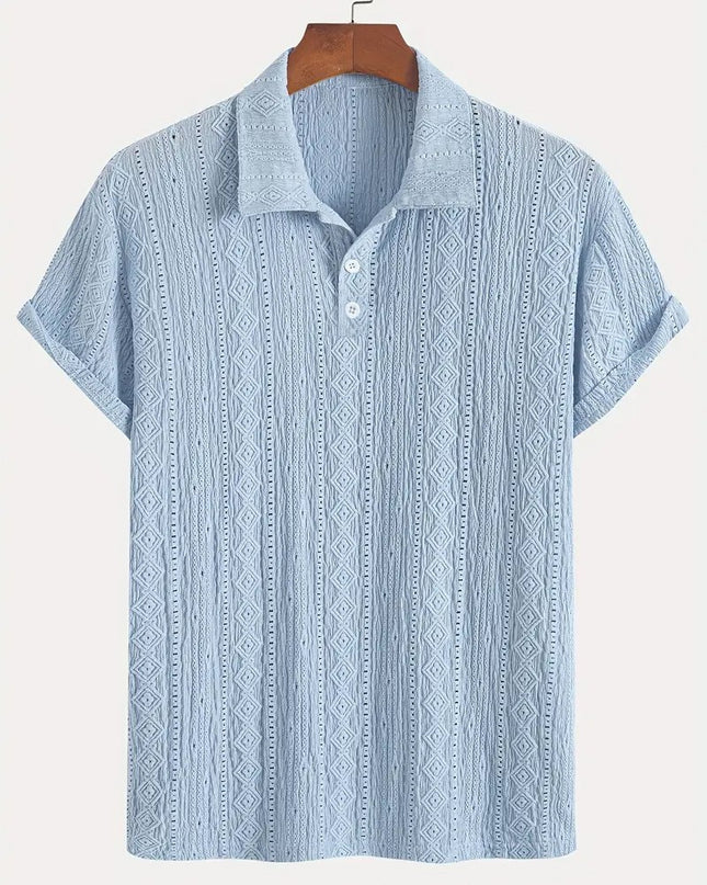 Men's Breathable Hollow-out Lightweight Casual Top