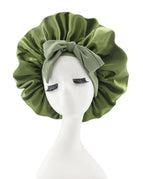 Bow ribbon-military green / M56-58cm