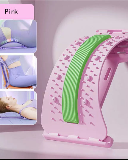 Lumbar Stretch Traction Massager with Magnetic Therapy