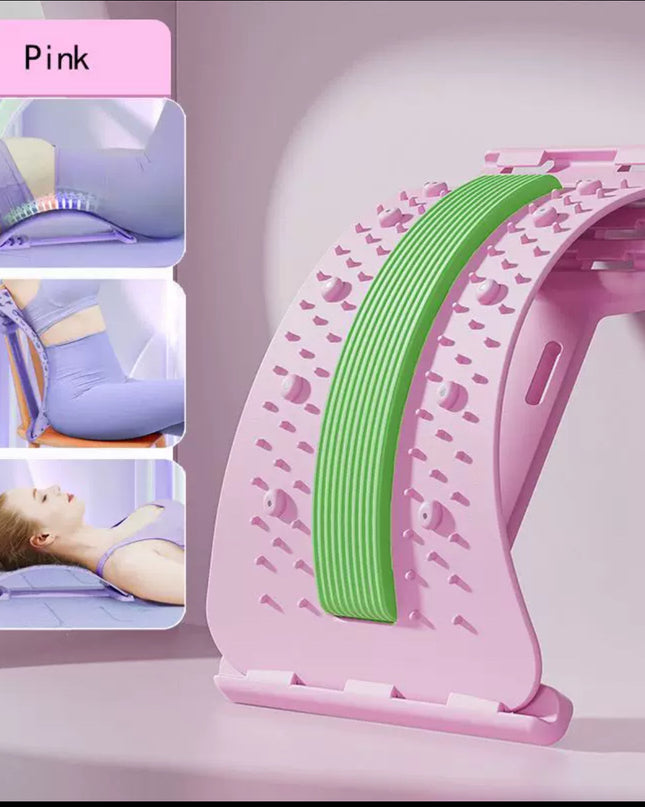 Lumbar Stretch Traction Massager with Magnetic Therapy
